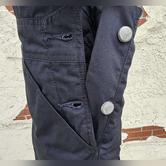 SMALL SHORT Delta Airlines Ground Crew Maintenance Insulated Overalls Bib Black - Picture 15 of 16